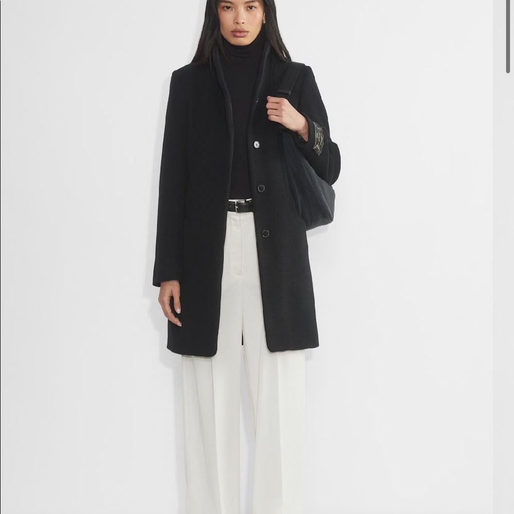 Aritzia wool cashmere cocoon coat